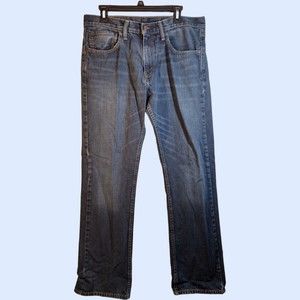 Levi's 527 Men's Slim Bootcut Dark Wash Jeans (34W x 42L)